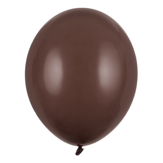Cocoa Brown ballonger (djup mörkbrun ton)