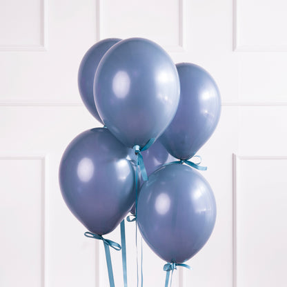 Navy blå ballonger